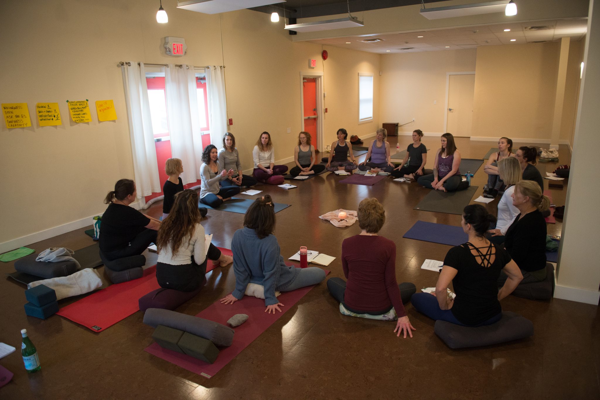 Mind Into Matter Yoga Teacher Training Session