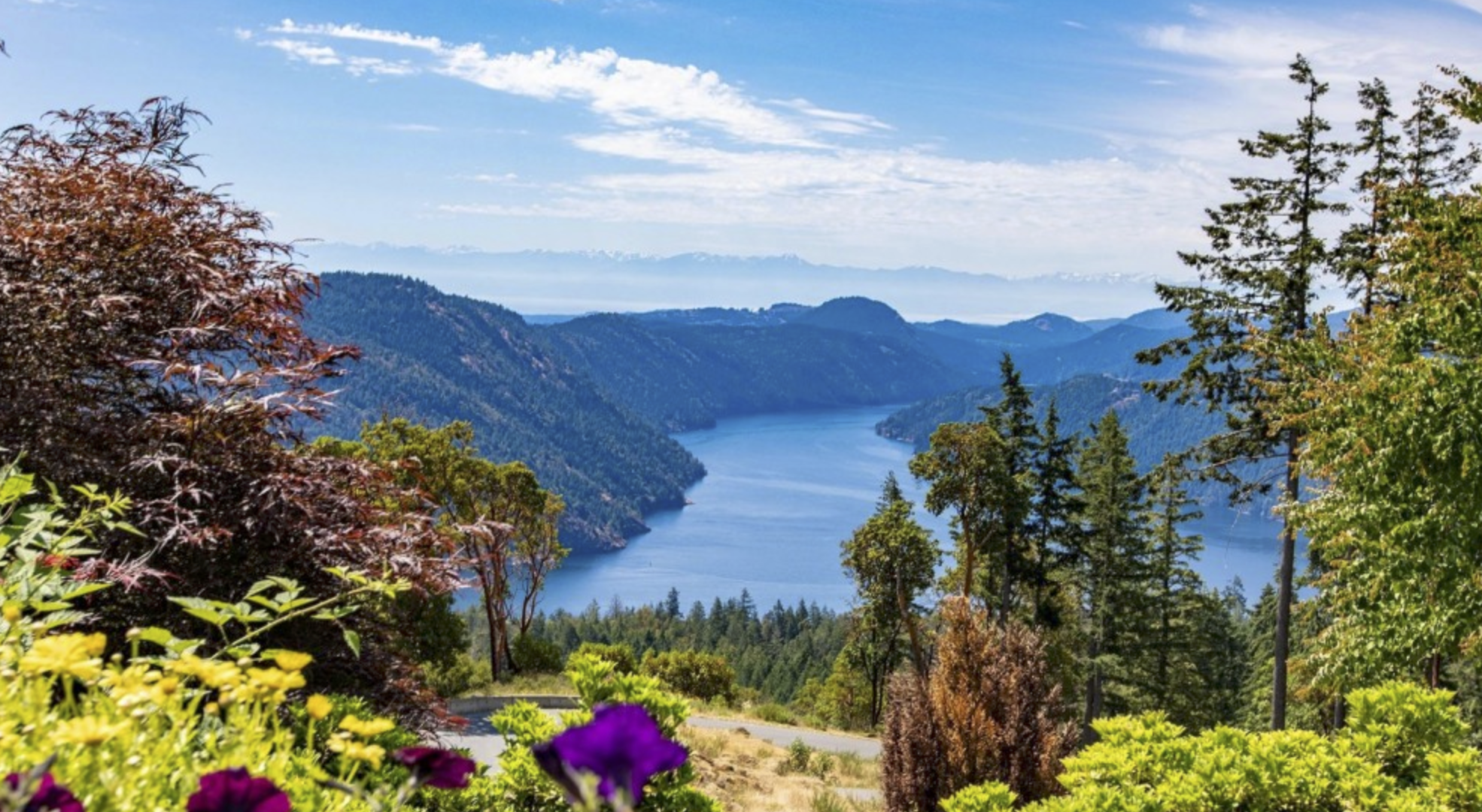 View from Brentwood Bay Resort, British Columbia